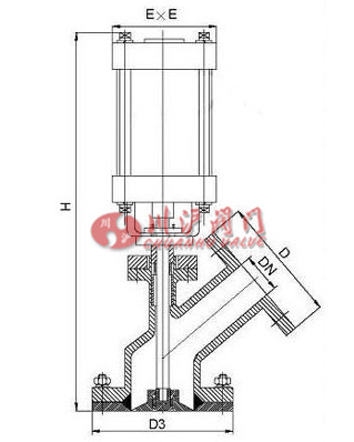 氣動放料閥結(jié)構(gòu)圖