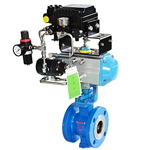 氣動V型調節(jié)球閥