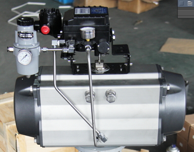 氣動對夾蝶閥調(diào)節(jié)型接線圖