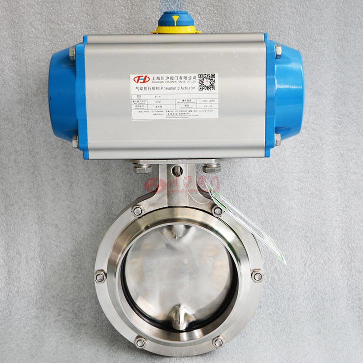 氣動(dòng)衛(wèi)生級(jí)蝶閥圖片