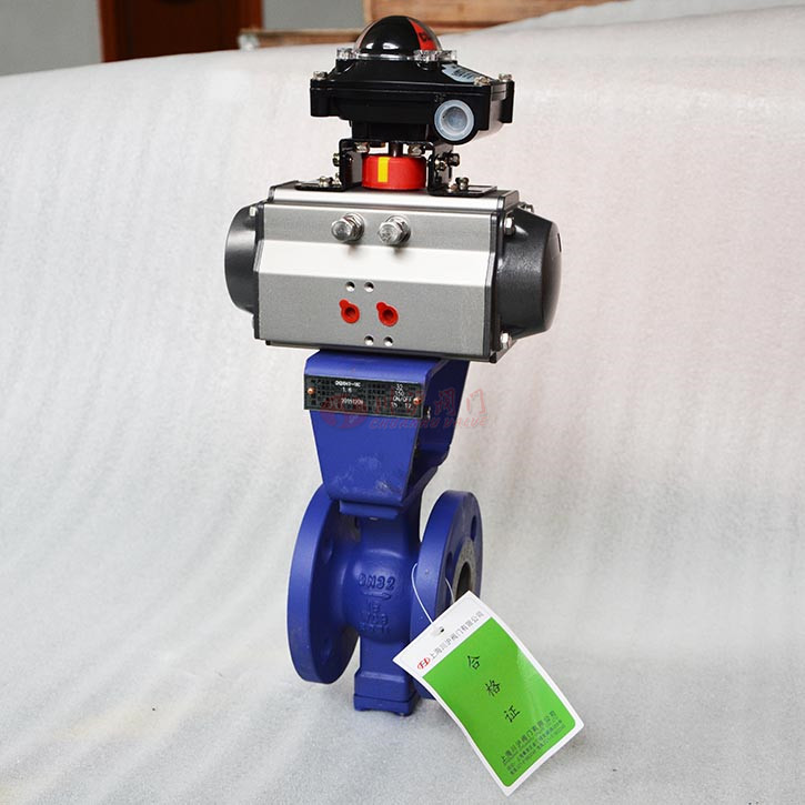 氣動(dòng)V型球閥圖片